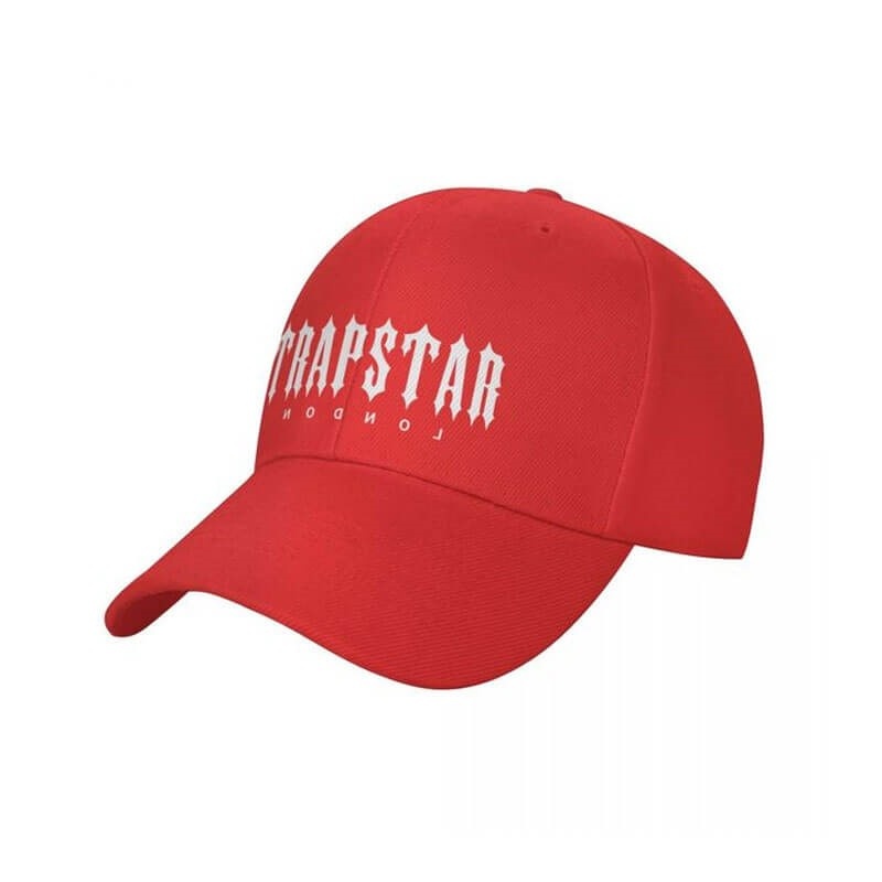 Red Men\'s Trapstar London Baseball Caps Hats Australia | MG45-030