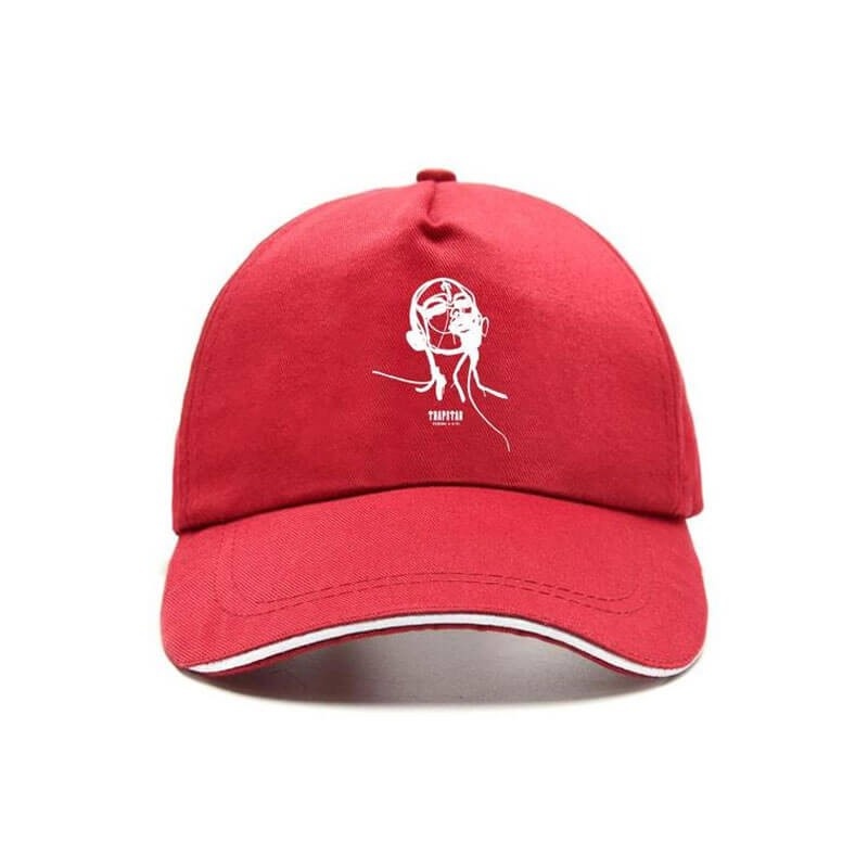 Red Men\'s Trapstar London Snapback Bill Hats Australia | AB07-507