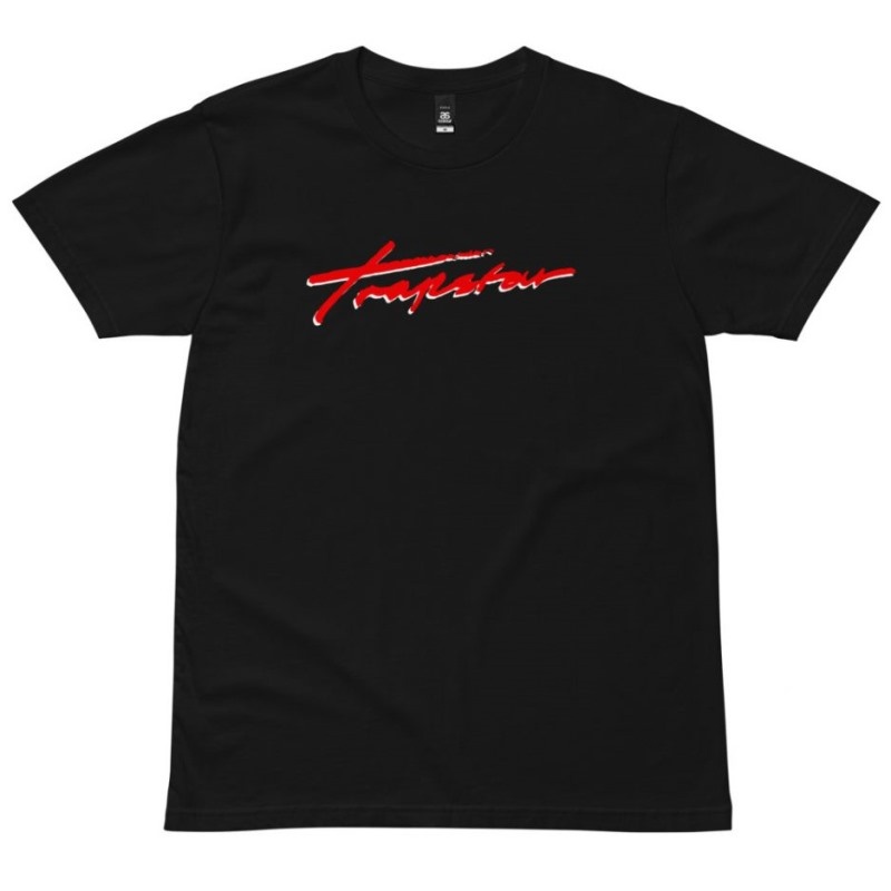 Red Men\'s Trapstar Red Logo T Shirts Australia | SH45-525