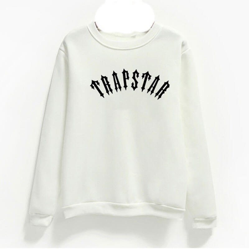 White Men\'s Trapstar Logo Sweatshirts Australia | JE48-588