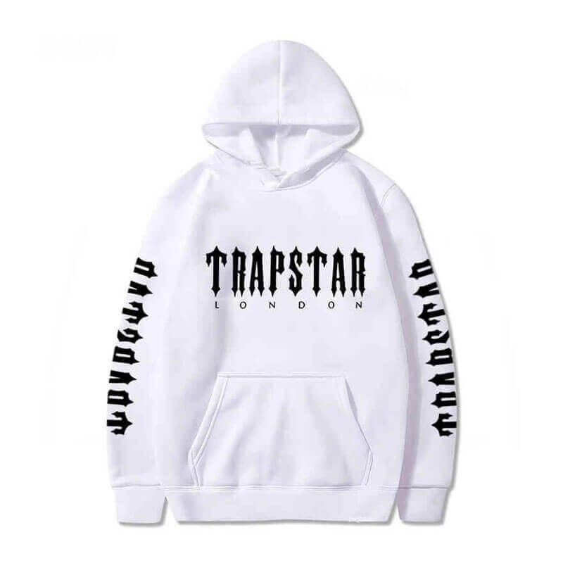 White Men\'s Trapstar London Galaxy City Hoodie Australia | XY23-128