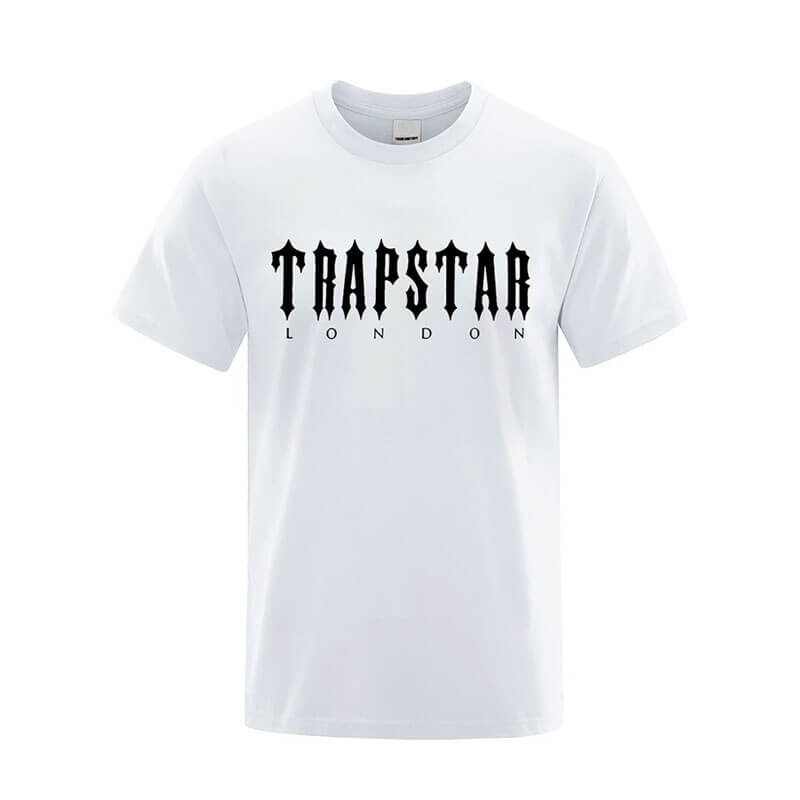 White Men\'s Trapstar London Letter Printed T Shirts Australia | CI36-022