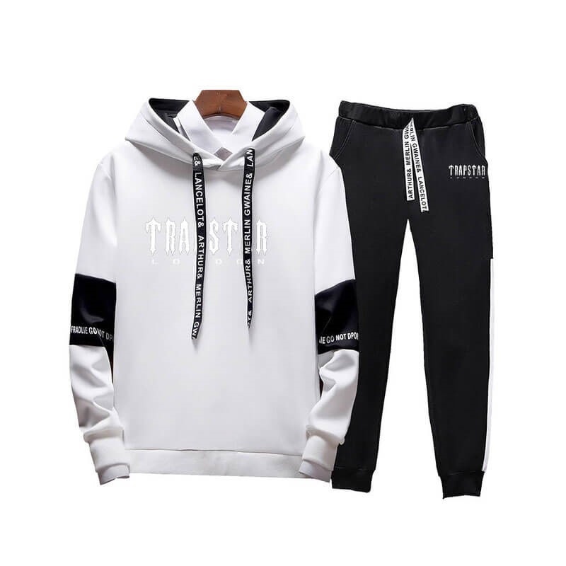 White Men\'s Trapstar Merch London Hooded Tracksuit Australia | LH28-651