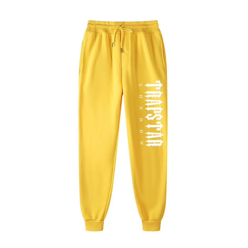 Yellow Men\'s Trapstar Fleece London Shining Pants Australia | XC03-999