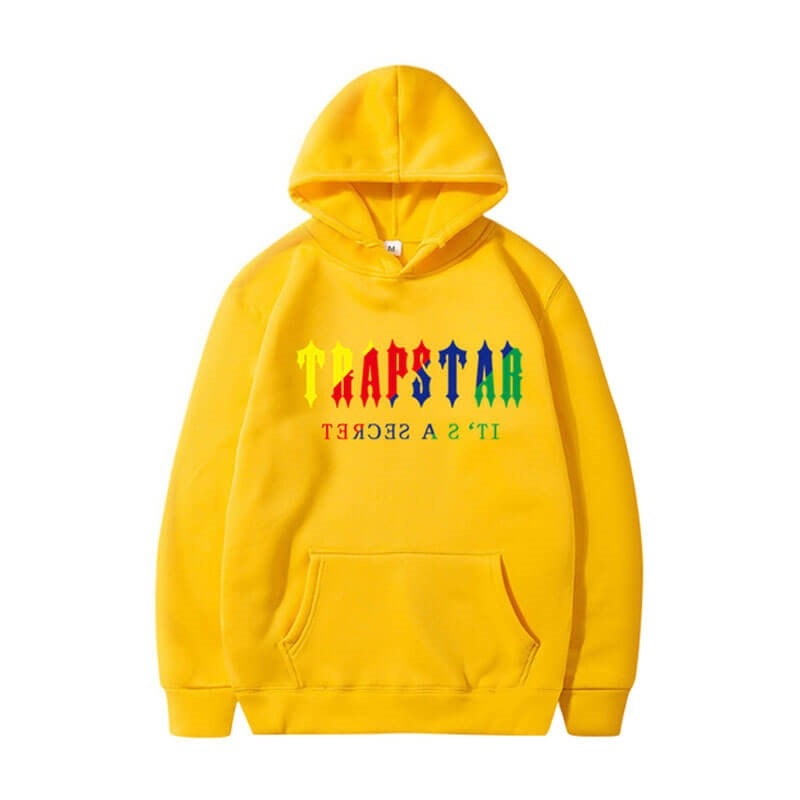 Yellow Men\'s Trapstar It’s A Secret Hoodie Australia | XV26-499