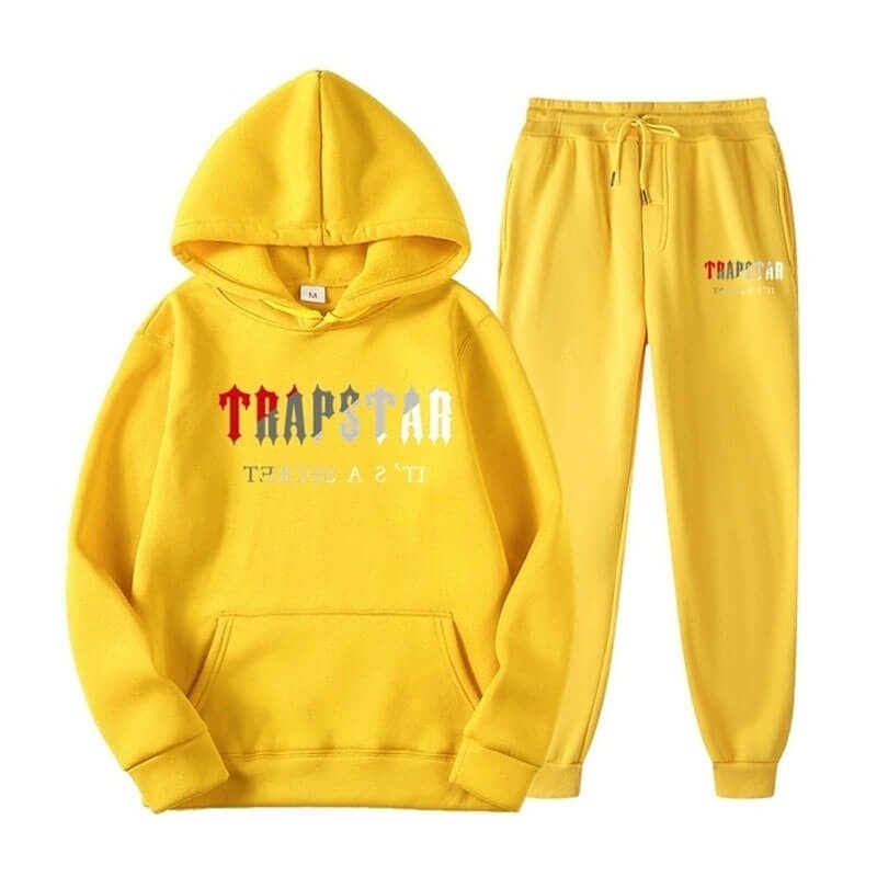 Yellow Men\'s Trapstar It\'s A Secret Tracksuit Australia | NE78-695