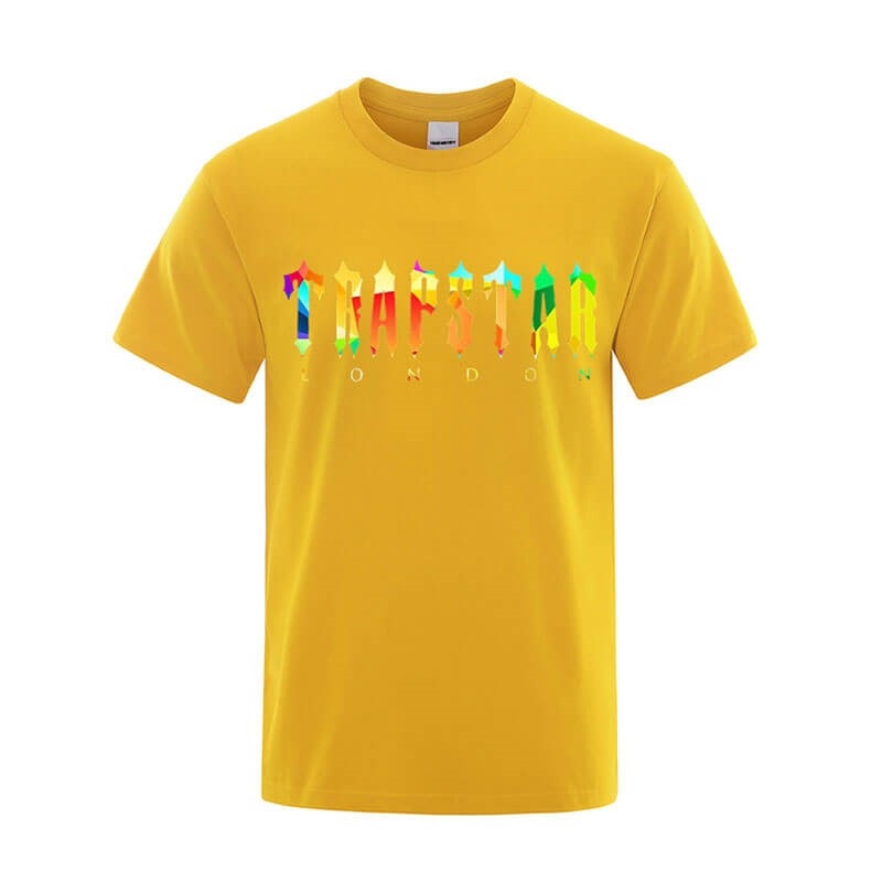 Yellow Men\'s Trapstar London Lemon T Shirts Australia | JX23-934